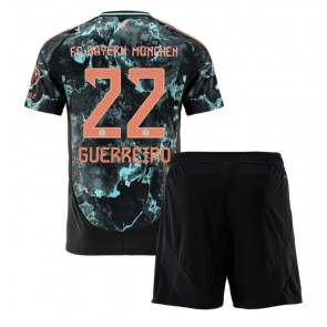 Bayern Munich Raphael Guerreiro #22 Venkovní dres komplet pro Děti 2024-25 Krátkým Rukávem (+ Krátké kalhoty)