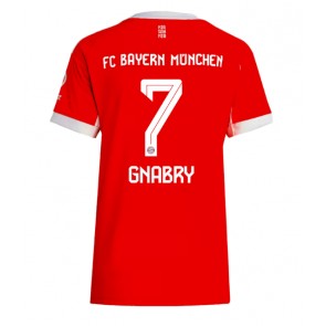 Bayern Munich Serge Gnabry #7 Domácí Dres pro Dámy 2025-26 Krátkým Rukávem