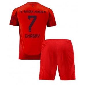 Bayern Munich Serge Gnabry #7 Domácí dres komplet pro Děti 2024-25 Krátkým Rukávem (+ Krátké kalhoty)
