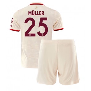 Bayern Munich Thomas Muller #25 Alternativní dres komplet pro Děti 2024-25 Krátkým Rukávem (+ Krátké kalhoty)