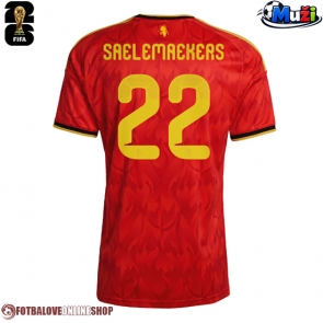 Belgie Alexis Saelemaekers #22 Domácí Dres MS 2026 Krátkým Rukávem
