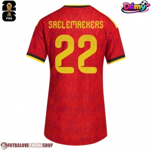 Belgie Alexis Saelemaekers #22 Domácí Dres pro Dámy MS 2026 Krátkým Rukávem