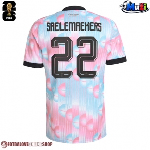 Belgie Alexis Saelemaekers #22 Venkovní Dres MS 2026 Krátkým Rukávem