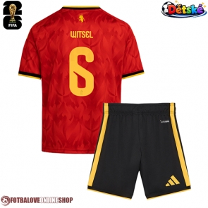Belgie Axel Witsel #6 Domácí dres komplet pro Děti MS 2026 Krátkým Rukávem (+ Krátké kalhoty)