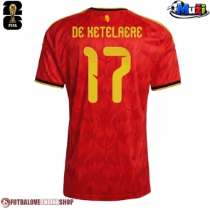 Belgie Charles De Ketelaere #17 Domácí Dres MS 2026 Krátkým Rukávem