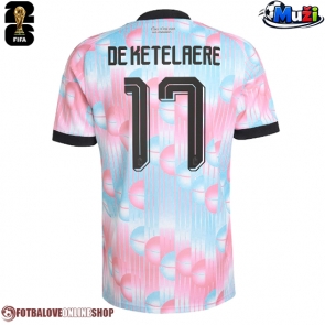 Belgie Charles De Ketelaere #17 Venkovní Dres MS 2026 Krátkým Rukávem