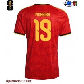 Belgie Diego Moreira #19 Domácí Dres MS 2026 Krátkým Rukávem