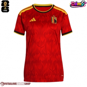 Belgie Domácí Dres pro Dámy MS 2026 Krátkým Rukávem