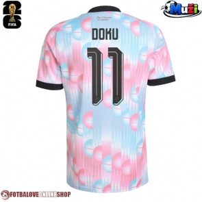 Belgie Jeremy Doku #11 Venkovní Dres MS 2026 Krátkým Rukávem