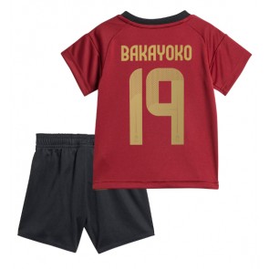 Belgie Johan Bakayoko #19 Domácí dres komplet pro Děti ME 2024 Krátkým Rukávem (+ Krátké kalhoty)
