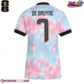 Belgie Kevin De Bruyne #7 Venkovní Dres pro Dámy MS 2026 Krátkým Rukávem