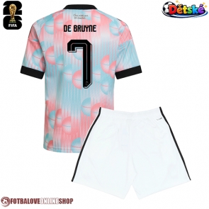 Belgie Kevin De Bruyne #7 Venkovní dres komplet pro Děti MS 2026 Krátkým Rukávem (+ Krátké kalhoty)