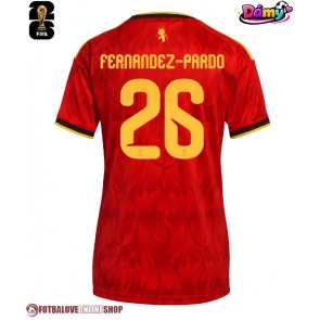 Belgie Matias Fernandez-Pardo #26 Domácí Dres pro Dámy MS 2026 Krátkým Rukávem