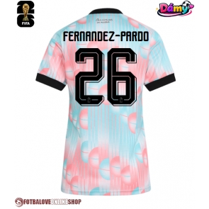 Belgie Matias Fernandez-Pardo #26 Venkovní Dres pro Dámy MS 2026 Krátkým Rukávem