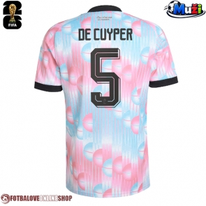 Belgie Maxim De Cuyper #5 Venkovní Dres MS 2026 Krátkým Rukávem