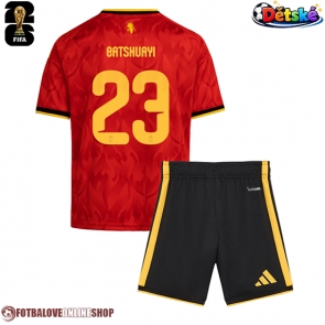 Belgie Michy Batshuayi #23 Domácí dres komplet pro Děti MS 2026 Krátkým Rukávem (+ Krátké kalhoty)