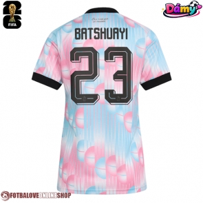 Belgie Michy Batshuayi #23 Venkovní Dres pro Dámy MS 2026 Krátkým Rukávem