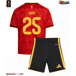 Belgie Nathan Ngoy #25 Domácí dres komplet pro Děti MS 2026 Krátkým Rukávem (+ Krátké kalhoty)