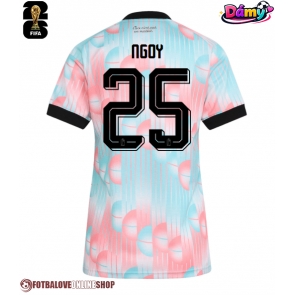 Belgie Nathan Ngoy #25 Venkovní Dres pro Dámy MS 2026 Krátkým Rukávem