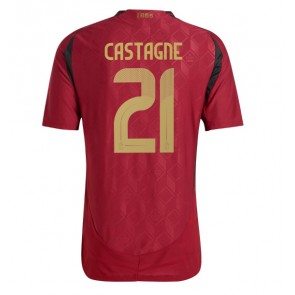 Belgie Timothy Castagne #21 Domácí Dres ME 2024 Krátkým Rukávem