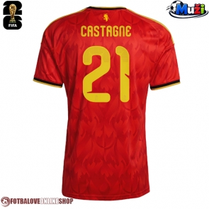 Belgie Timothy Castagne #21 Domácí Dres MS 2026 Krátkým Rukávem