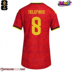Belgie Youri Tielemans #8 Domácí Dres pro Dámy MS 2026 Krátkým Rukávem