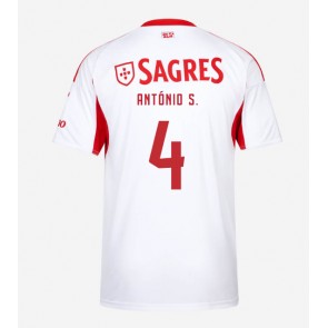 Benfica Antonio Silva #4 Alternativní Dres 2025-26 Krátkým Rukávem Benfica Antonio Silva #4 Alternativní Dres 2025-26 Krátkým Rukávem