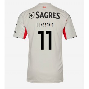 Benfica Dodi Lukebakio #11 Venkovní Dres 2025-26 Krátkým Rukávem Benfica Dodi Lukebakio #11 Venkovní Dres 2025-26 Krátkým Rukávem