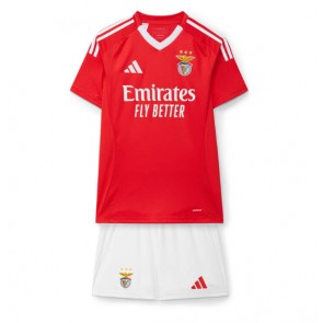 Benfica Domácí dres komplet pro Děti 2024-25 Krátkým Rukávem (+ Krátké kalhoty)