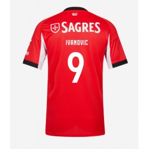 Benfica Franjo Ivanovic #9 Domácí Dres 2025-26 Krátkým Rukávem Benfica Franjo Ivanovic #9 Domácí Dres 2025-26 Krátkým Rukávem