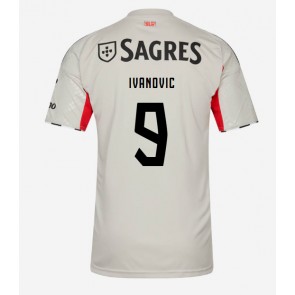 Benfica Franjo Ivanovic #9 Venkovní Dres 2025-26 Krátkým Rukávem Benfica Franjo Ivanovic #9 Venkovní Dres 2025-26 Krátkým Rukávem