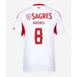 Benfica Fredrik Aursnes #8 Alternativní Dres 2025-26 Krátkým Rukávem Benfica Fredrik Aursnes #8 Alternativní Dres 2025-26 Krátkým Rukávem