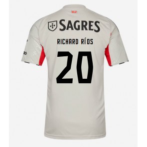 Benfica Richard Rios #20 Venkovní Dres 2025-26 Krátkým Rukávem Benfica Richard Rios #20 Venkovní Dres 2025-26 Krátkým Rukávem