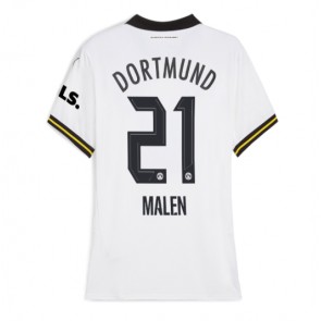 Borussia Dortmund Donyell Malen #21 Alternativní Dres pro Dámy 2024-25 Krátkým Rukávem