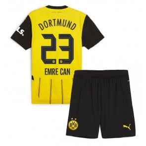 Borussia Dortmund Emre Can #23 Domácí dres komplet pro Děti 2024-25 Krátkým Rukávem (+ Krátké kalhoty)