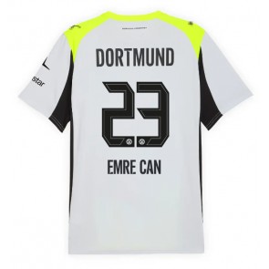 Borussia Dortmund Emre Can #23 Venkovní Dres 2025-26 Krátkým Rukávem Borussia Dortmund Emre Can #23 Venkovní Dres 2025-26 Krátkým Rukávem