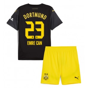Borussia Dortmund Emre Can #23 Venkovní dres komplet pro Děti 2024-25 Krátkým Rukávem (+ Krátké kalhoty)