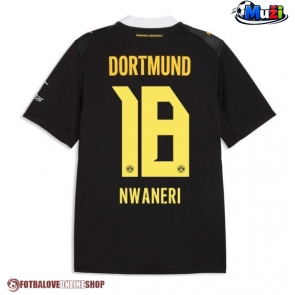 Borussia Dortmund Ethan Nwaneri #18 Venkovní Dres 2026-27 Krátkým Rukávem