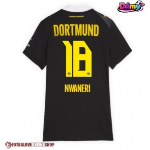 Borussia Dortmund Ethan Nwaneri #18 Venkovní Dres pro Dámy 2026-27 Krátkým Rukávem
