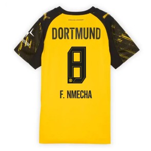Borussia Dortmund Felix Nmecha #8 Domácí Dres pro Dámy 2025-26 Krátkým Rukávem Borussia Dortmund Felix Nmecha #8 Domácí Dres pro Dámy 2025-26 Krátkým Rukávem