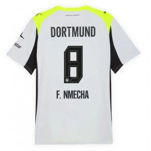 Borussia Dortmund Felix Nmecha #8 Venkovní Dres 2025-26 Krátkým Rukávem