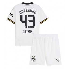 Borussia Dortmund Jamie Bynoe-Gittens #43 Alternativní dres komplet pro Děti 2024-25 Krátkým Rukávem (+ Krátké kalhoty)