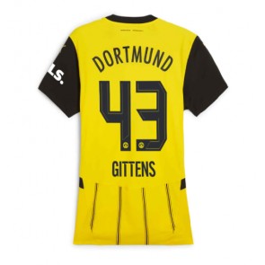 Borussia Dortmund Jamie Bynoe-Gittens #43 Domácí Dres pro Dámy 2024-25 Krátkým Rukávem