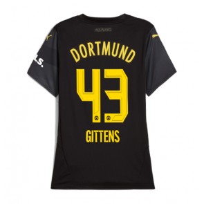 Borussia Dortmund Jamie Bynoe-Gittens #43 Venkovní Dres pro Dámy 2024-25 Krátkým Rukávem