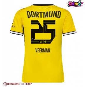 Borussia Dortmund Joey Veerman #25 Domácí Dres pro Dámy 2026-27 Krátkým Rukávem