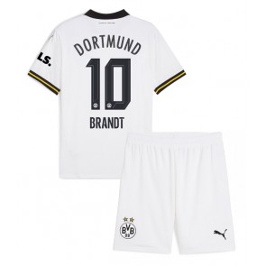 Borussia Dortmund Julian Brandt #10 Alternativní dres komplet pro Děti 2024-25 Krátkým Rukávem (+ Krátké kalhoty)