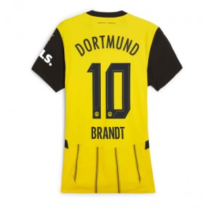 Borussia Dortmund Julian Brandt #10 Domácí Dres pro Dámy 2024-25 Krátkým Rukávem