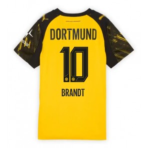 Borussia Dortmund Julian Brandt #10 Domácí Dres pro Dámy 2025-26 Krátkým Rukávem Borussia Dortmund Julian Brandt #10 Domácí Dres pro Dámy 2025-26 Krátkým Rukávem