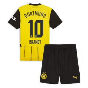 Borussia Dortmund Julian Brandt #10 Domácí dres komplet pro Děti 2024-25 Krátkým Rukávem (+ Krátké kalhoty)