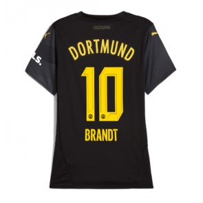 Borussia Dortmund Julian Brandt #10 Venkovní Dres pro Dámy 2024-25 Krátkým Rukávem